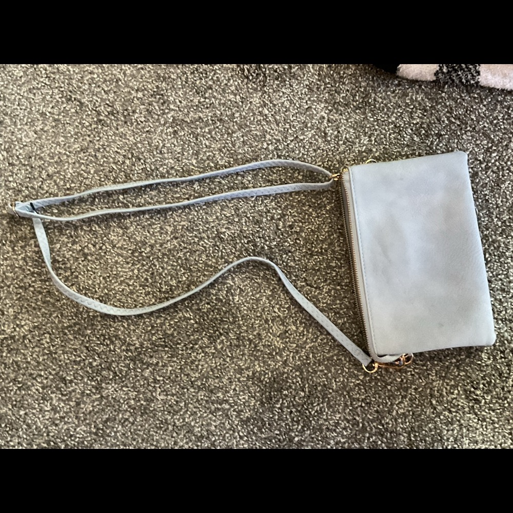 Light blue crossbody small bag